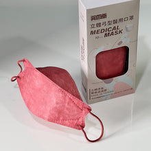 Load image into Gallery viewer, 成人 KF韓版立體醫用口罩(玫瑰粉)