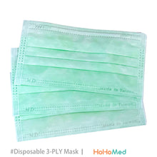 Load image into Gallery viewer, 成人 醫用口罩(椰子綠)