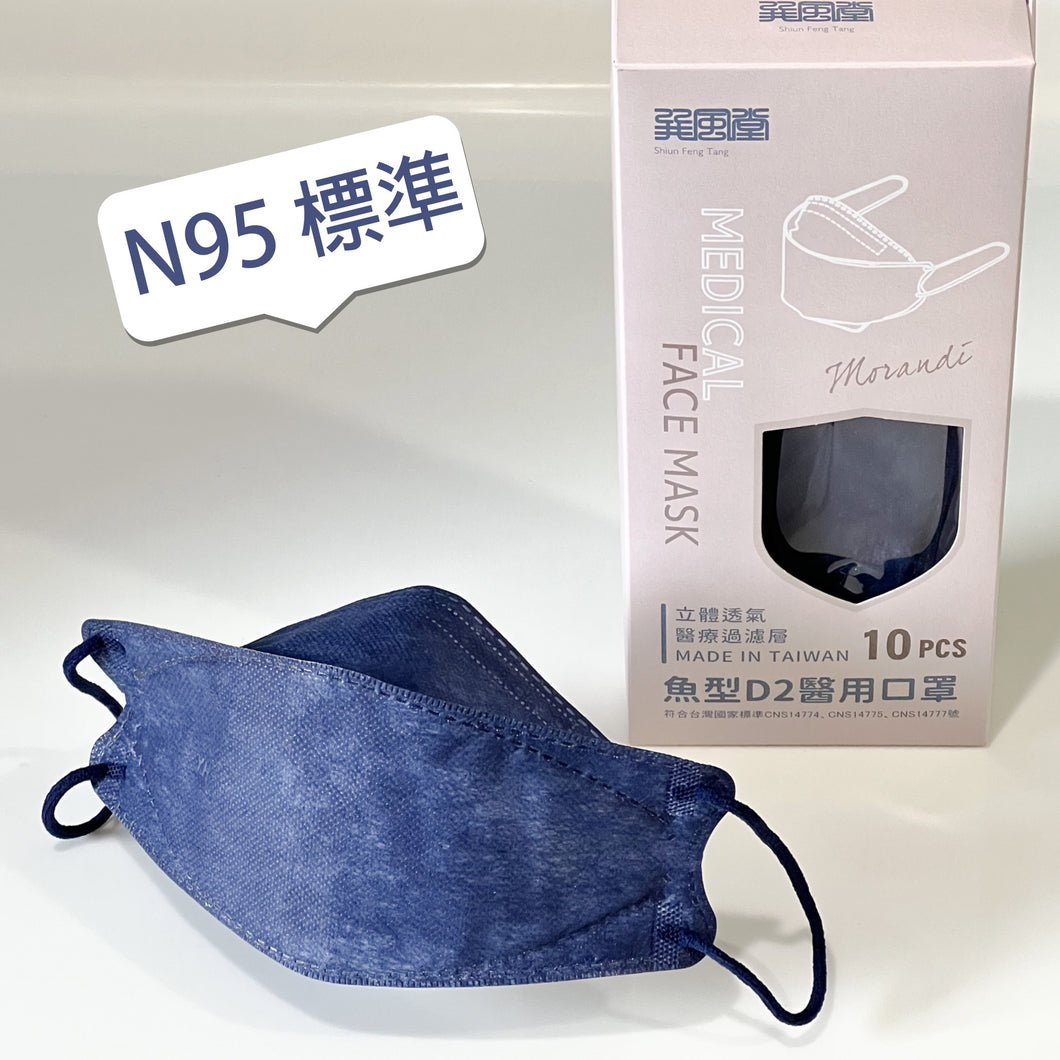 N95-韓版D2級醫用口罩(酷藍)